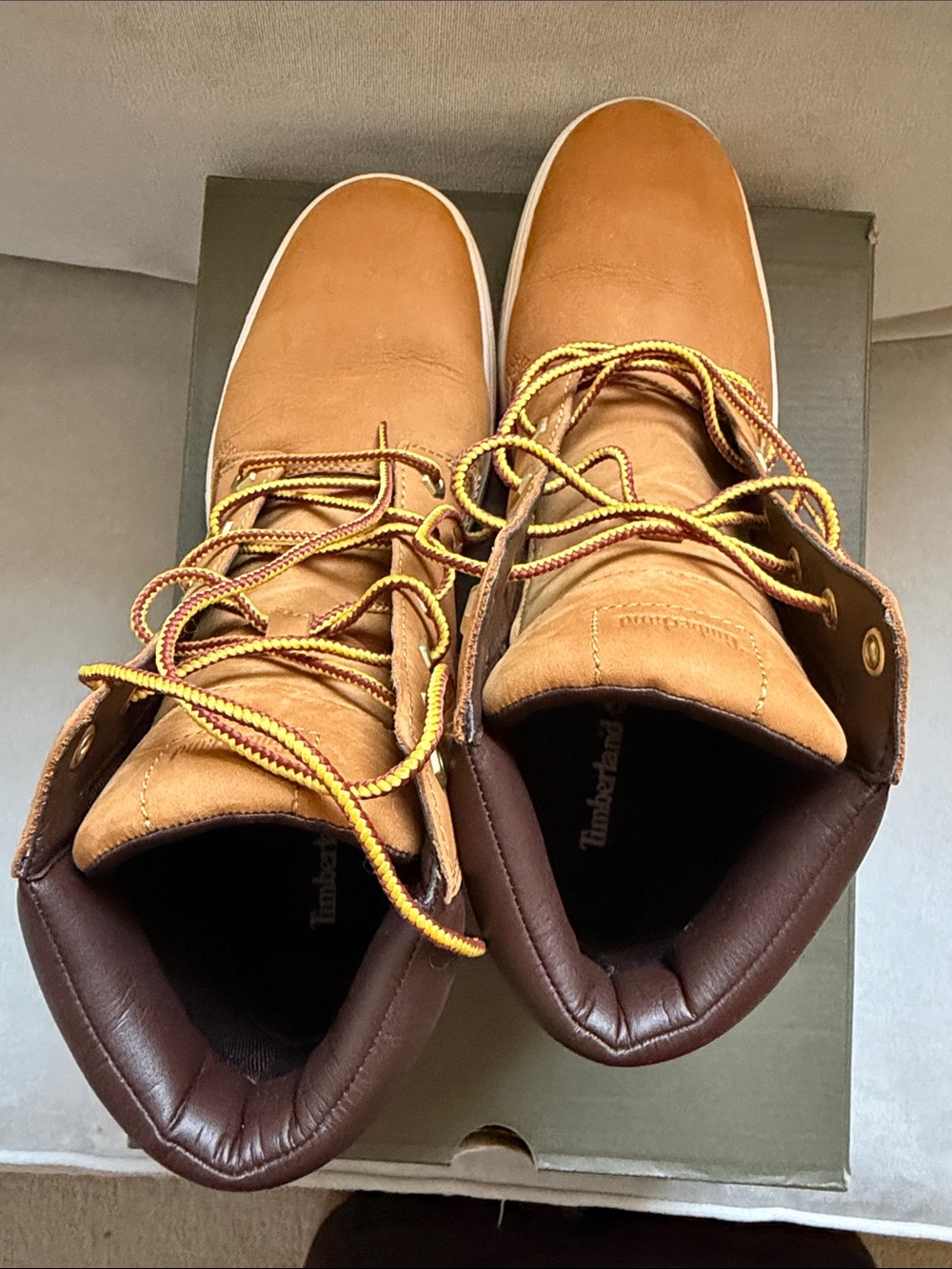 Timberland Honey Brown Londyn Leather Lace-Up Women's Boots - Picture 4 of 6